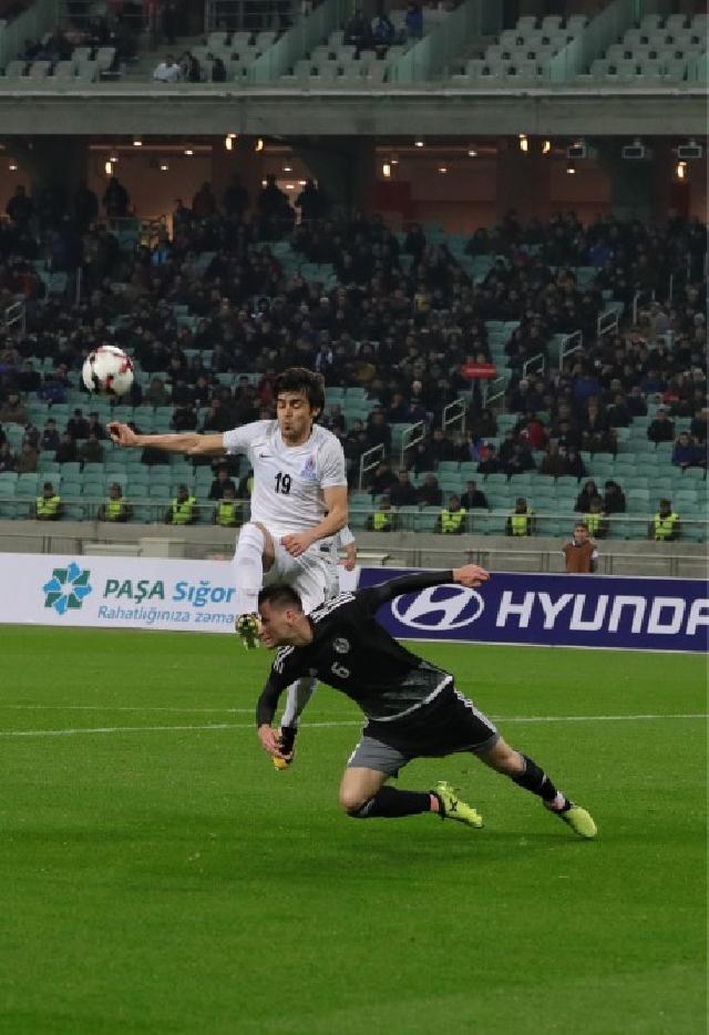 Maksim Medvedevin avtoqolu ilə  Azərbaycan-Belarus : 0-1