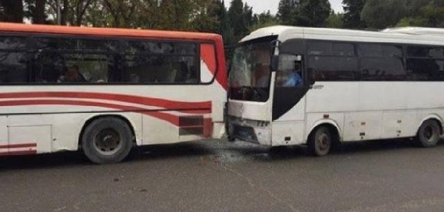 İki avtobus toqquşdu: 15 ölü, 4  yaralı