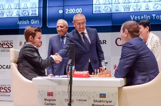 “Shamkir Chess-2018”in ilk turunda bütün oyunlarda heç-heçə olub