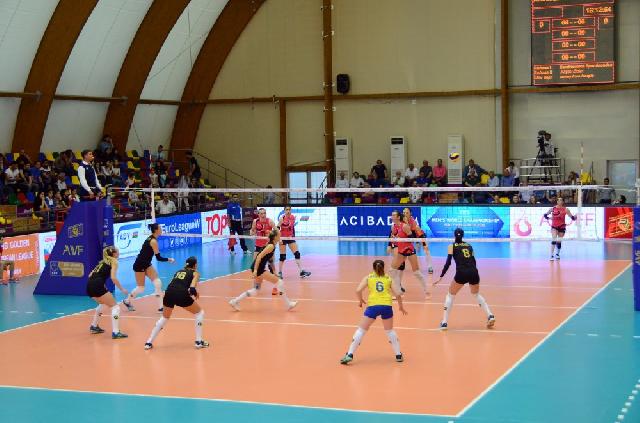 Voleybol millimiz Qızıl Avropa Liqasına qələbə ilə başlayıb