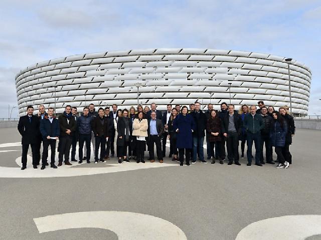 UEFA nümayəndələri Avropa Liqası final oyununa hazırlıqla bağlı Bakıdadırlar