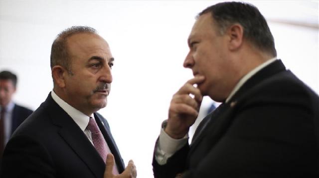 Çavuşoğlu Pompeo ilə Suriyadakı son vəziyyəti müzakirə ediblər