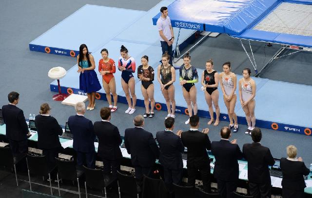 Bakıda batut gimnastikası və tamblinq üzrə Dünya Kuboku yarışı davam edir