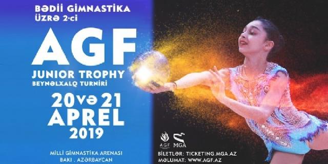 “AGF Junior Trophy”  turnirində 19 ölkədən gimnastlar mübarizə aparacaqlar