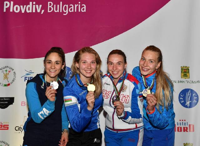 Qılıncoynadanımız Avropa çempionatında qızıl medal qazanıb