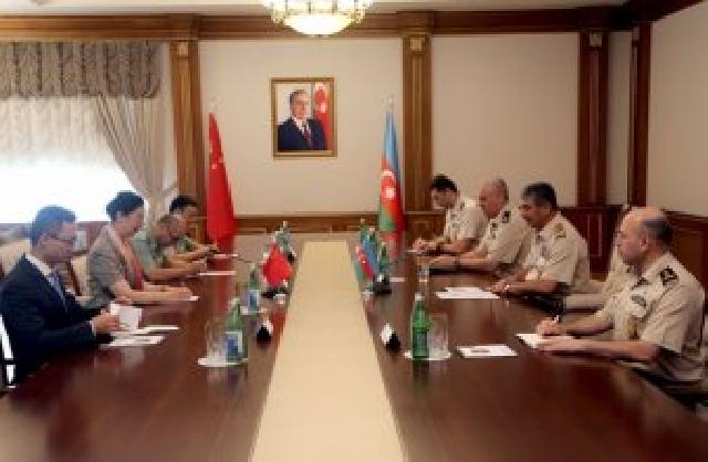 Bakıda Azərbaycan-Çin hərbi əməkdaşlığı müzakirə edilib