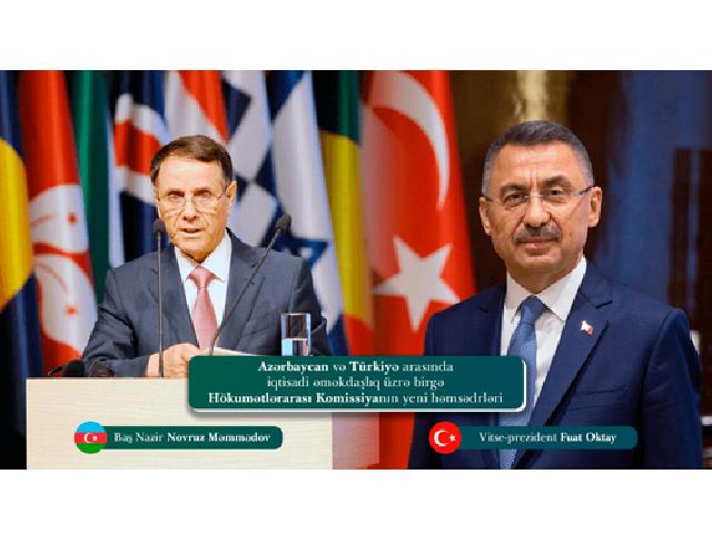 Bakıda Azərbaycan-Türkiyə Hökumətlərarası Komissiyanın iclası keçiriləcək