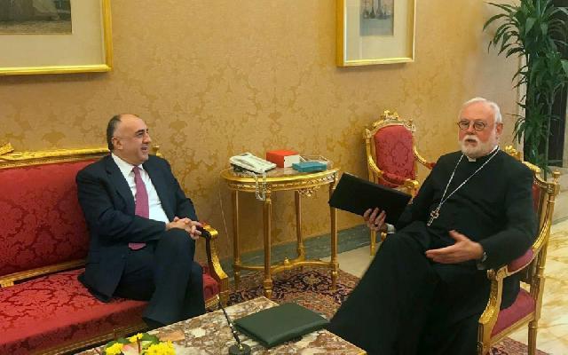 Azərbaycan-Vatikan əlaqələri müzakirə edilib