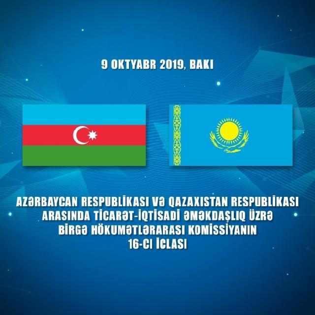Bakıda Azərbaycan-Qazaxıstan Hökumətlərarası Komissiyanın iclası keçirilir