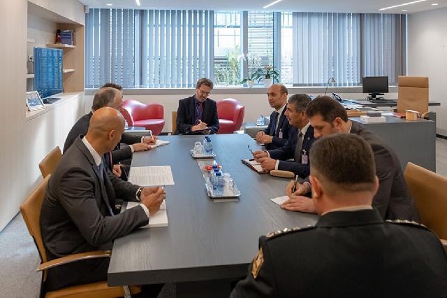 Zakir Həsənov NATO baş katibinin müavini ilə görüşüb