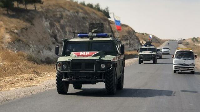 Rusiya hərbi polisi Suriyada patrul marşrutu üzrə hərəkətə başlayıb
