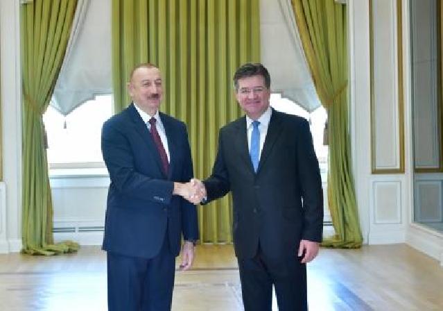 İlham Əliyev Slovakiyanın xarici işlər nazirini qəbul edib