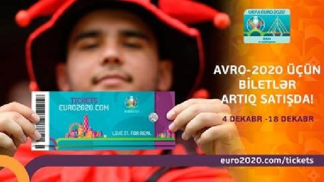 “Evro2020”nin biletləri satışa çıxarılıb