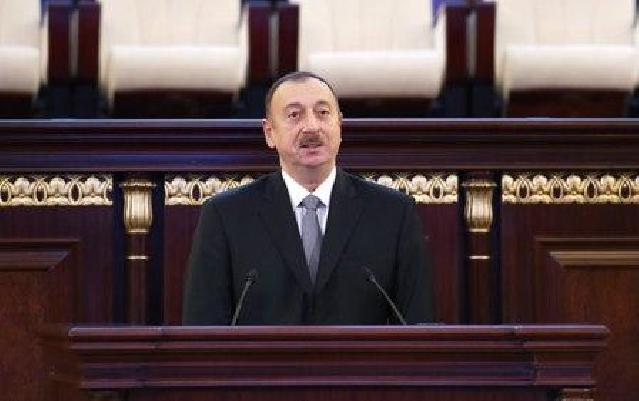 İlham Əliyev Milli Məclisin ilk iclasında iştirak edir