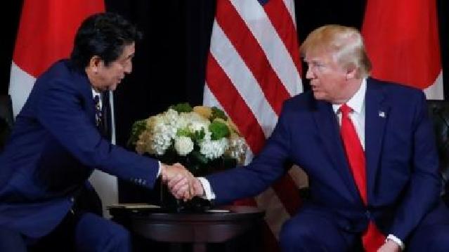 Tramp Abe ilə  “Tokio 2020” Yay Olimpiya Oyunlarını müzakirə etdi