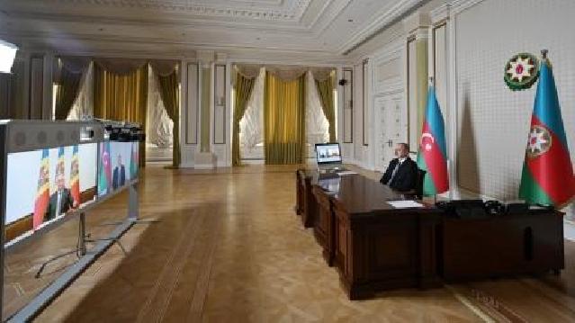 İlham Əliyevlə Moldova prezidenti ilə videokonfrans formatında görüşüb