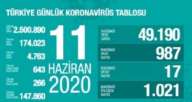 Türkiyədə daha 17 nəfər koronavirusdan dünyasını dəyişdi