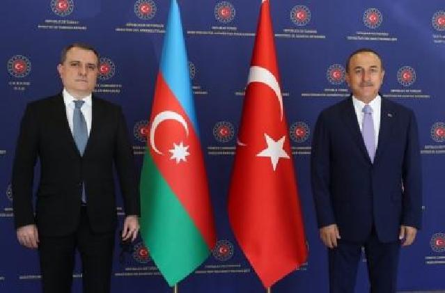 Mövlud Çavuşoğlu Ankarada Ceyhun Bayramovla görüşdü