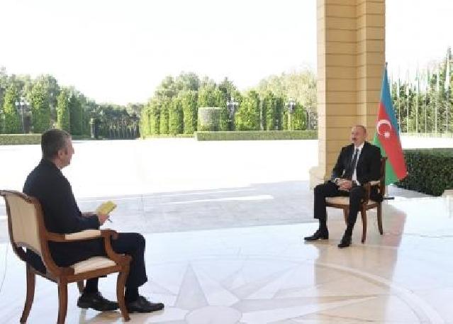 Prezident İlham Əliyev "CNN-Türk" televiziyasına müsahibə verib