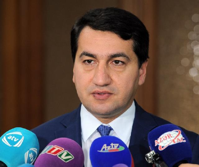 Hikmət Hacıyev:Ermənistanın dövlət səviyyəsində terror siyasəti davam edir