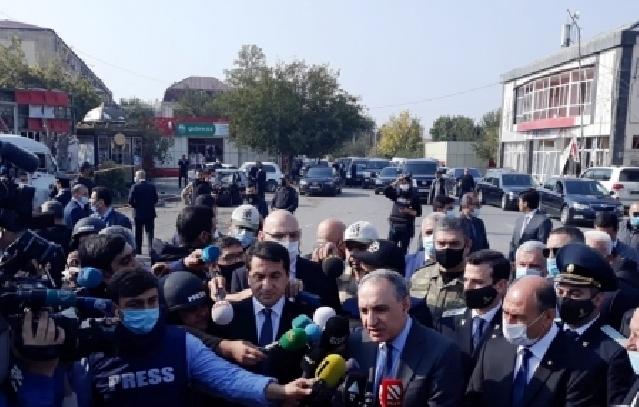 Xarici diplomatlar Bərdədə erməni terroru ilə tanış olurlar