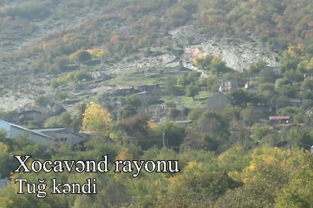 Xocavənd rayonunun işğaldan azad olunan Tuğ kəndindən videoreportaj