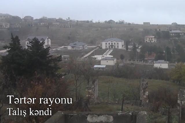 Tərtər rayonunun Talış kəndindən yeni videoreportaj yayıldı
