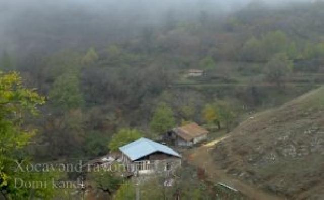 Xocavənd rayonunun işğaldan azad olunan Domi kəndindən videoreportaj 