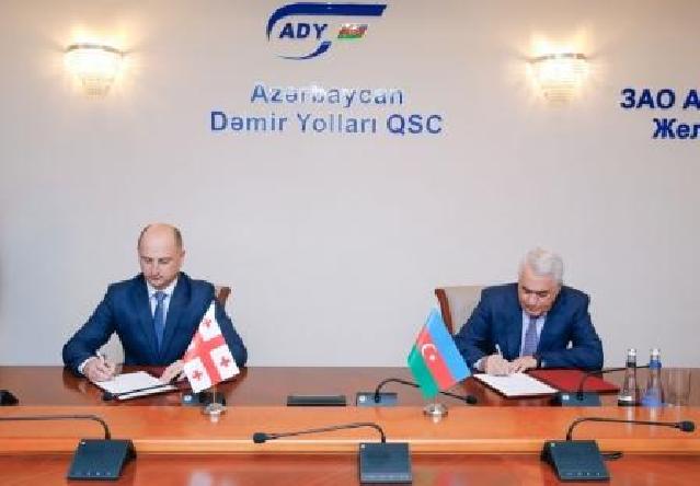 Azərbaycan Gürcüstanla dəmir yolları ilə yükdaşımalara dair  sənəd imzaladı
