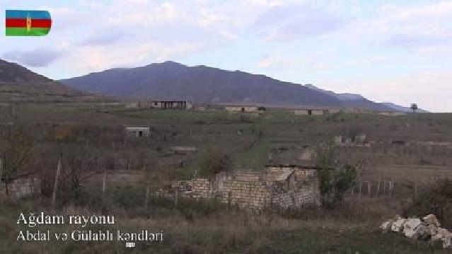 Ağdam rayonunun Abdal və Gülablı kəndlərinin görüntüləri yayıldı