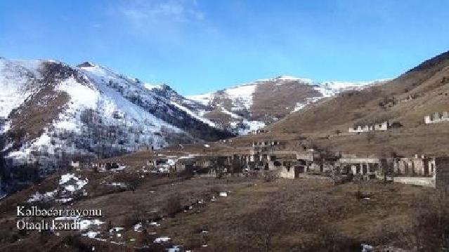 MN Kəlbəcər rayonunun Otaqlı kəndinin videogörüntülərini paylaşıb