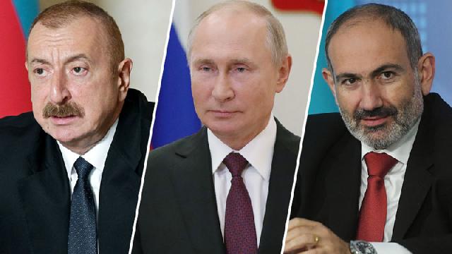 Moskvada Putin-Əliyev-Paşinyan üçtərəfli görüş başlayıb