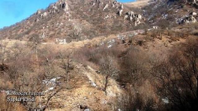MN Kəlbəcər rayonunun Şaplar kəndinin videogörüntülərini paylaşıb
