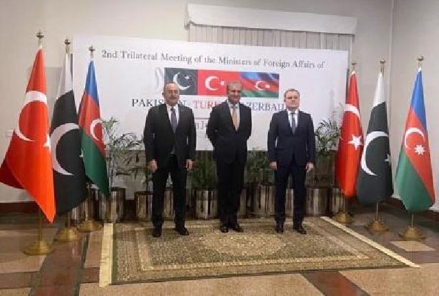 Azərbaycan,Pakistan və Türkiyə XİN başçıları üçtərəfli İslamabad bəyannaməsi imzaladılar