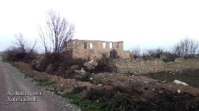 Ağdamın işğaldan azad edilən Xıdırlı kəndinin videogörüntüləri yayıldı
