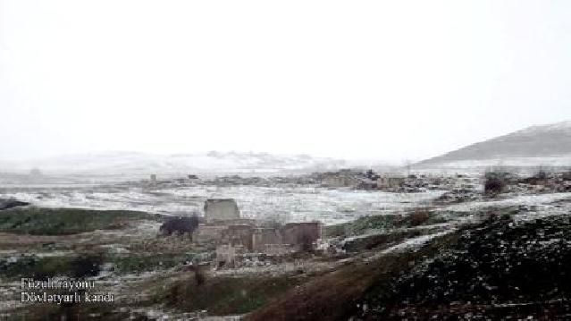 Füzuli rayonunun işğaldan azad edilmiş Dövlətyarlı kəndi-VİDEO