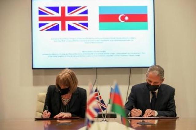 Azərbaycanla Böyük Britaniya arasında Anlaşma Memorandumu imzalanıb