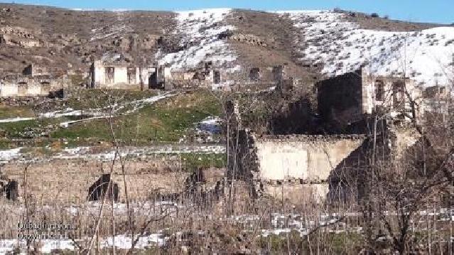 MN Qubadlı rayonunun Qəzyan kəndinin videogörüntülərini paylaşıb
