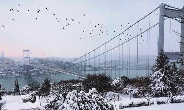 İstanbula 0,5 metrədək qar yağıb