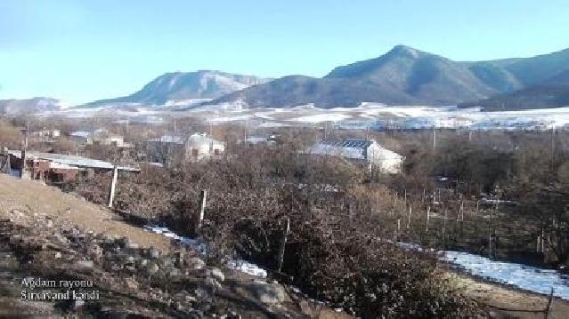 Ağdam rayonunun Yeni Qaralar kəndinin videogörüntüləri yayıldı