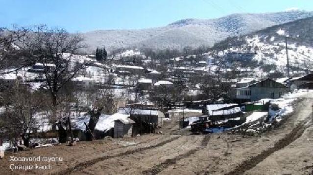 MN Xocavənd rayonunun Çiraquz kəndinin videogörüntülərini yayıb