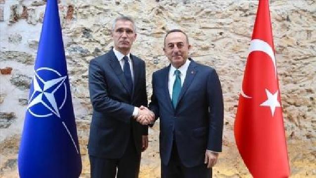 Mövlud Çavuşoğlu  NATO-nun baş katibi ilə müzakirələr apardı