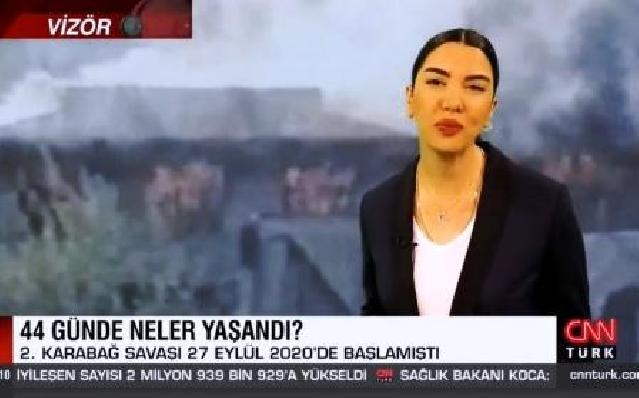 Fulya Öztürk 44 günlük müharibədən "CNN Türk"də sənədli film hazırladı