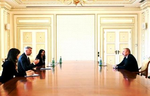 Prezident İlham Əliyev Dünya Bankının regional direktorunu qəbul edib