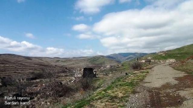 Müdafiə Nazirliyi Füzuli rayonunun Sərdarlı kəndinin görüntülərini yayıb