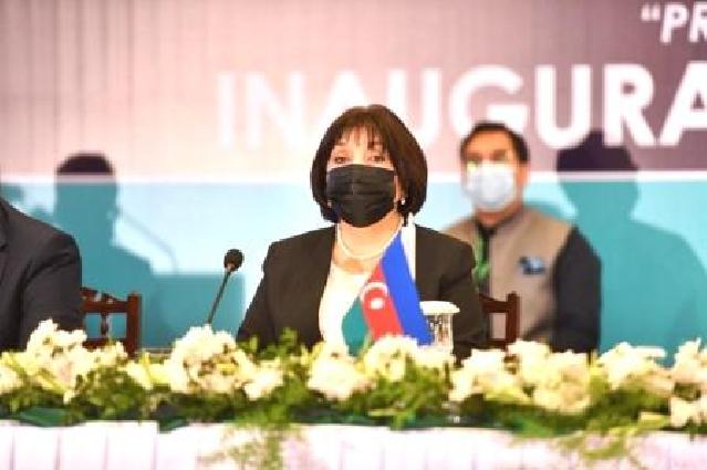Sahibə Qafarova İslamabadda İƏT PA-nın konfransında çıxış edib