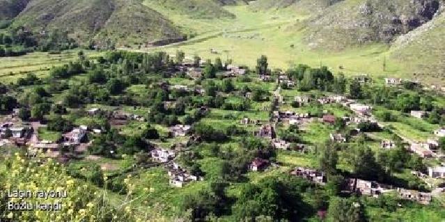 Laçın rayonunun Bozlu kəndinin görüntüləri yayıldı