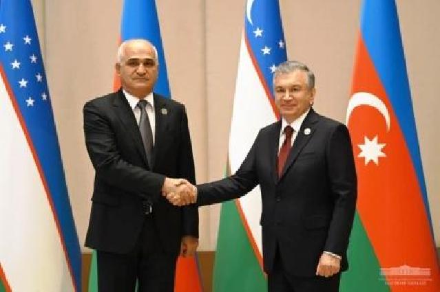 Özbəkistan prezidenti Azərbaycan baş nazirinin müavinini qəbul edib