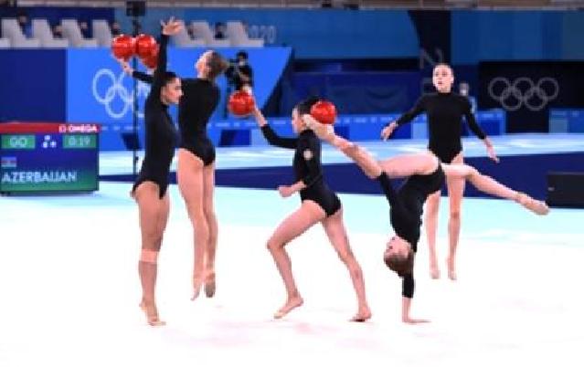 Bədii gimnastlarımız Tokio Olimpiadasının finalına düşə bilmədilər