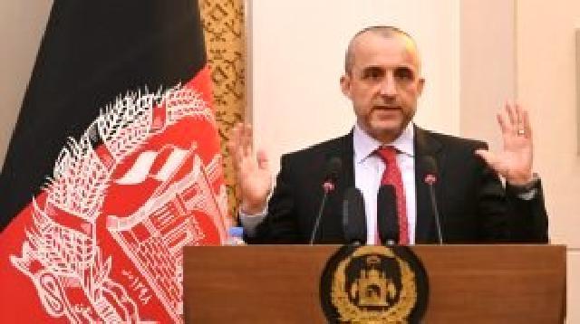 Vitse-prezident Əmirullah Salehi əfqan xalqını taliblərə qarşı mübarizəyə çağırdı